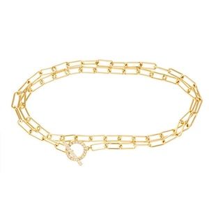 TOGGLE NECKLACE GOLD Toggle necklace